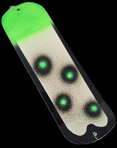 11" Black Booger Flasher w/ Fins