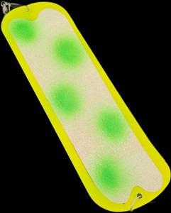 11" Yellow Wannabe Flasher w/ Fin