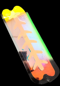 11" Chrome Glow Hulk Flasher w/ Fins