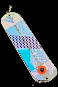 9.5" Chrome Magic Man Flasher w/ 2 Fins