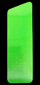 Custom Green Antifreeze Lead Back Tape for 8" Plastic Flashers w/ Fins Custom Green Antifreeze Lead Back Tape for 8" Plastic Flashers w/ Fins