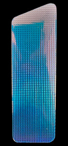 Custom UV Lead Back Tape For 8" Plastic Flashers w/ Fins Custom UV Lead Back Tape For 8" Plastic Flashers w/ Fins