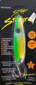 Michigan Stinger Green Tux Green UV Stingray Spoon NS389GUV Michigan Stinger Green Tux Green UV Stingray Spoon NS389GUV