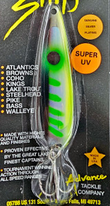 Michigan Stinger UV Chart Alewife Standard Spoon S336UV Michigan Stinger UV Chart Alewife Standard Spoon S336UV