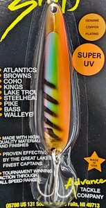 Michigan Stinger Copper Chicken Wing UV Standard Spoon CUCWUV Michigan Stinger Copper Chicken Wing UV Standard Spoon CUCWUV