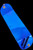 8" Cobalt Blue Chrome Flasher Blank w/ 2 Fins