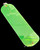 8" Fluorescent Green Flasher Blank w/ 2 fins