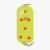 Gold Star Stubby Dodger Chartreuse W/Fire Dots 4950 025 054 Gold Star Stubby Dodger Chartreuse W/Fire Dots 4950 025 054