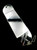 9.5" Chrome UV Booger Flasher w/ 2 Fins