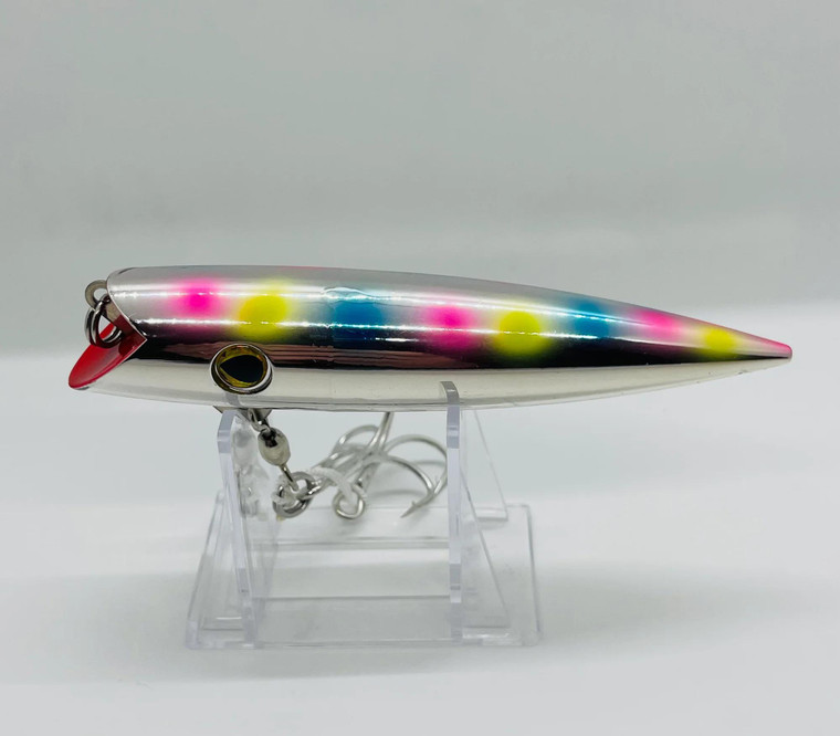Gator Bait Tackle Chrome Wonderbread Full Boat Plug