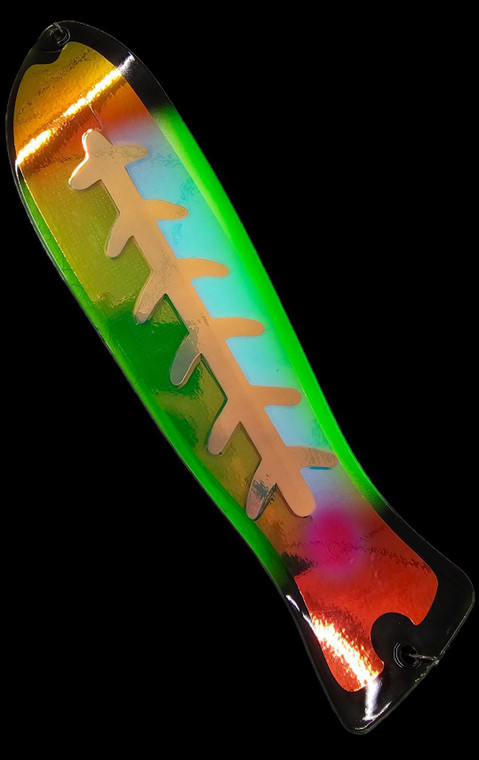 12" Green Hulk Fish Flasher w/ NO FINS