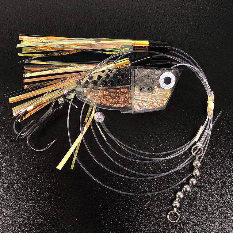 Big Weenie UV Black Death Cut Bait Rig