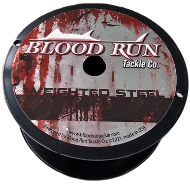 150' 45# Blood Run Weighted Steel Line (082056544271)