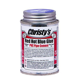 Christy's Red Hot Blue Glue PVC Cement - Low VOC