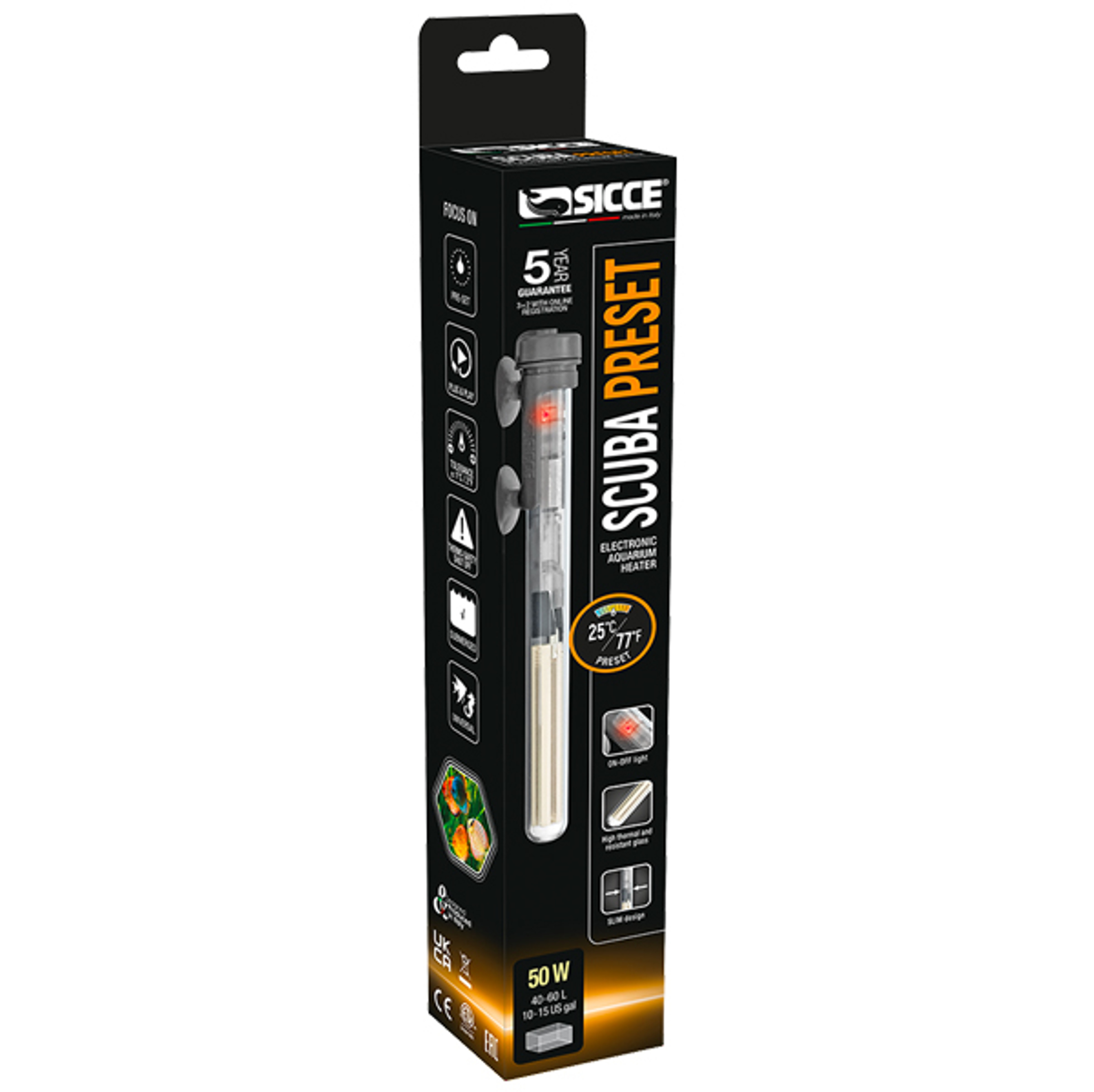 Sicce Scuba Preset Aquarium Heaters