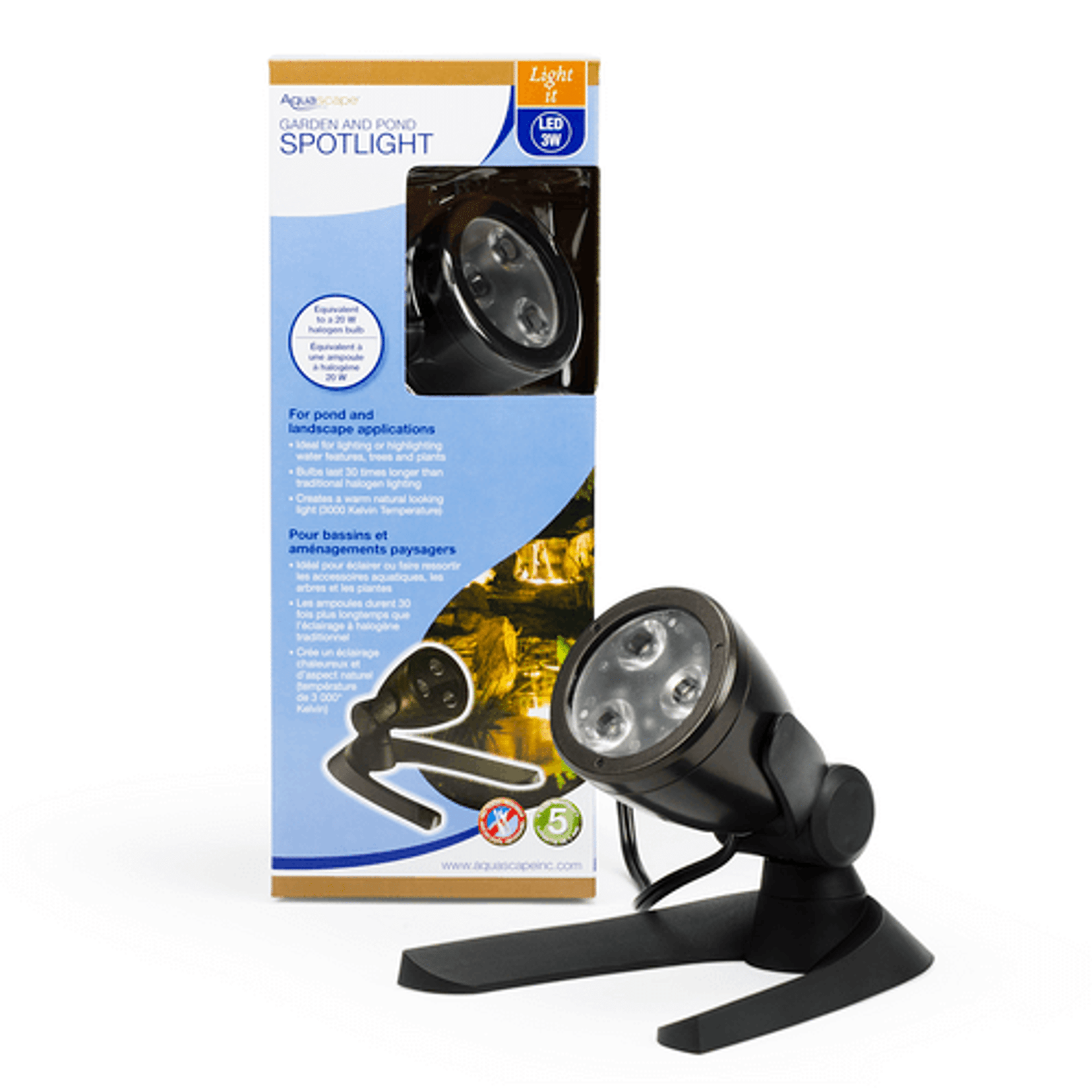 Aquascape LED Pond and Landscape Spotlight 3-Watt