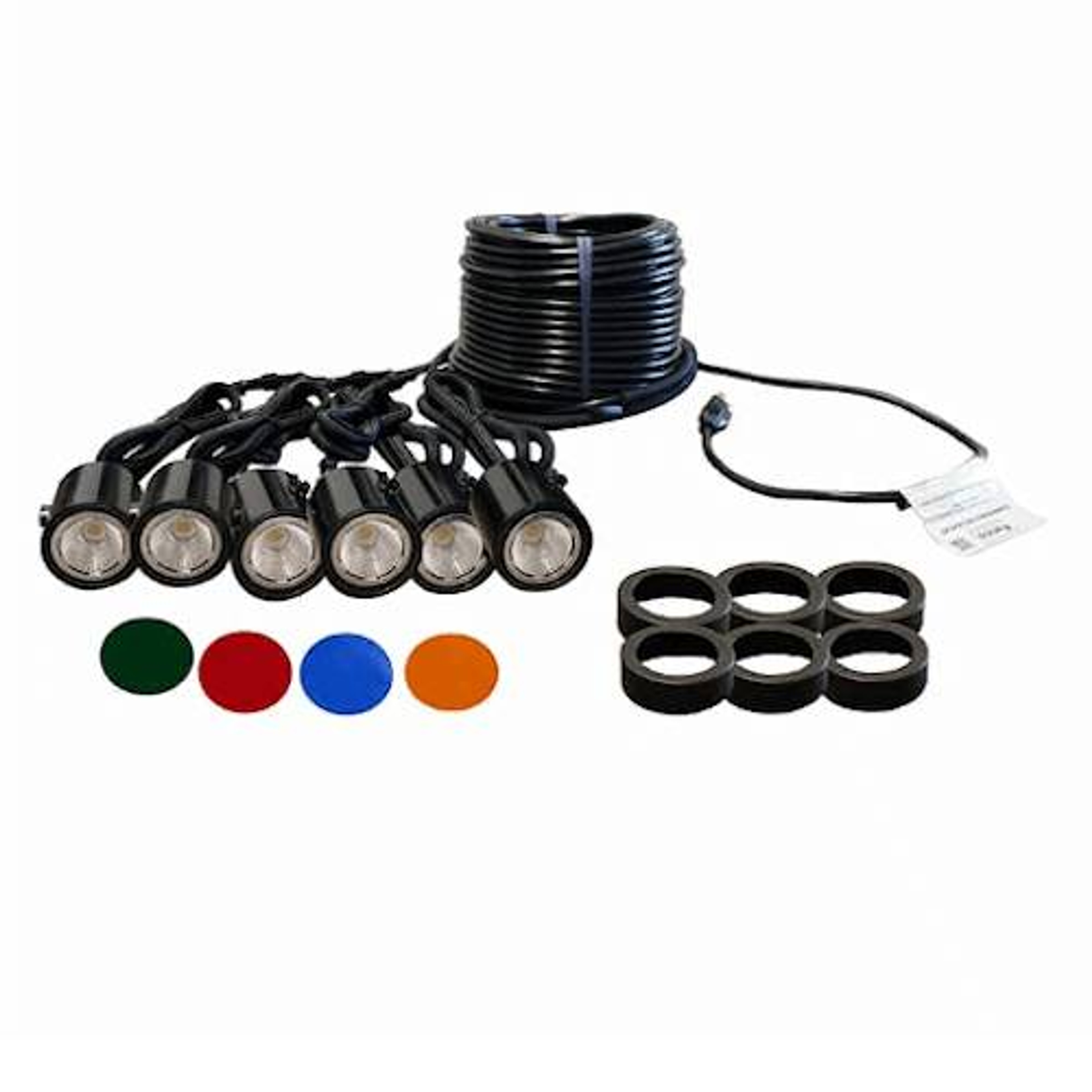 Kasco LED Composite Lighting for 2 - 5 HP Fountains (6 Fixtures)