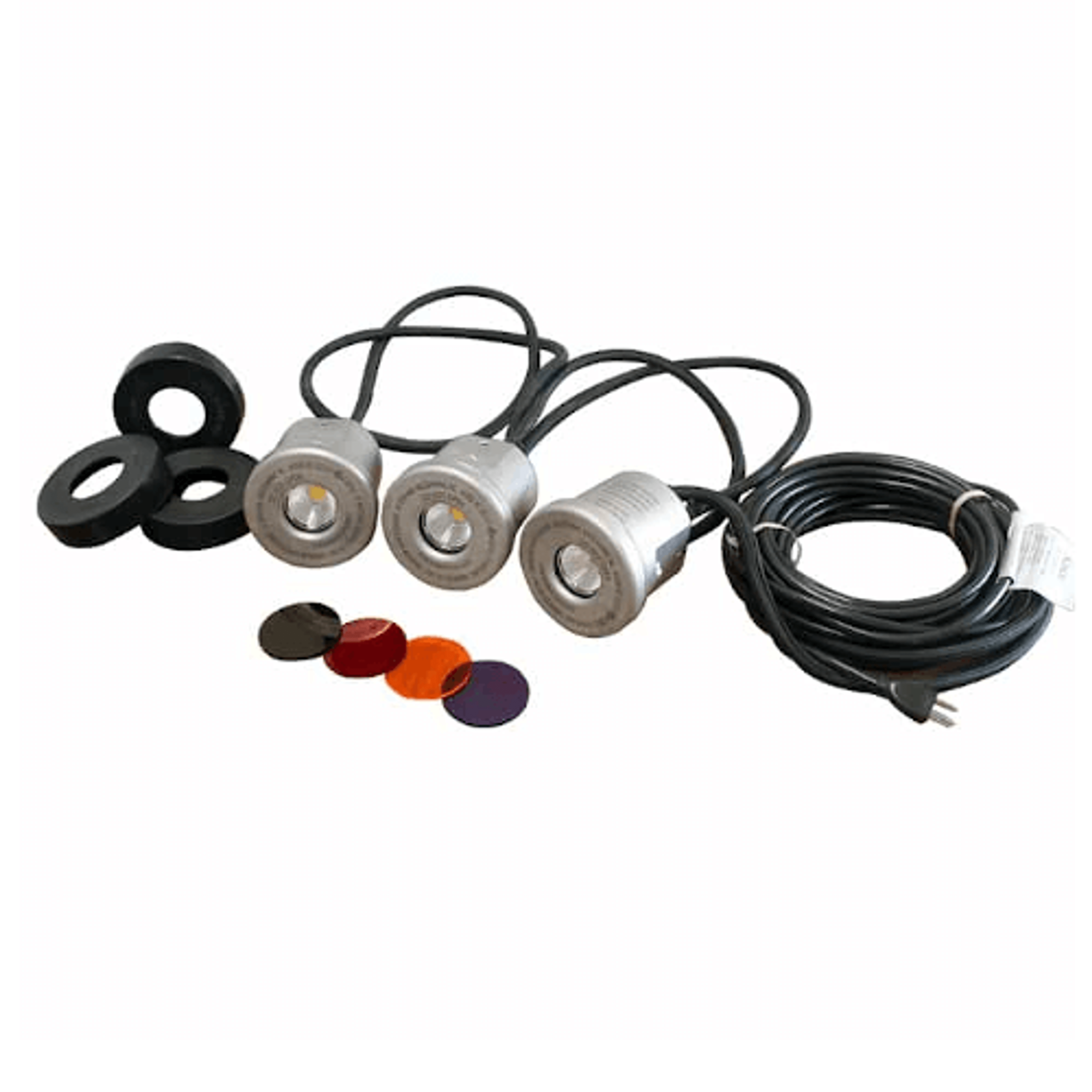 Kasco LED Stainless Steel Lighting for 2 - 3 HP Fountains (3 Fixtures)