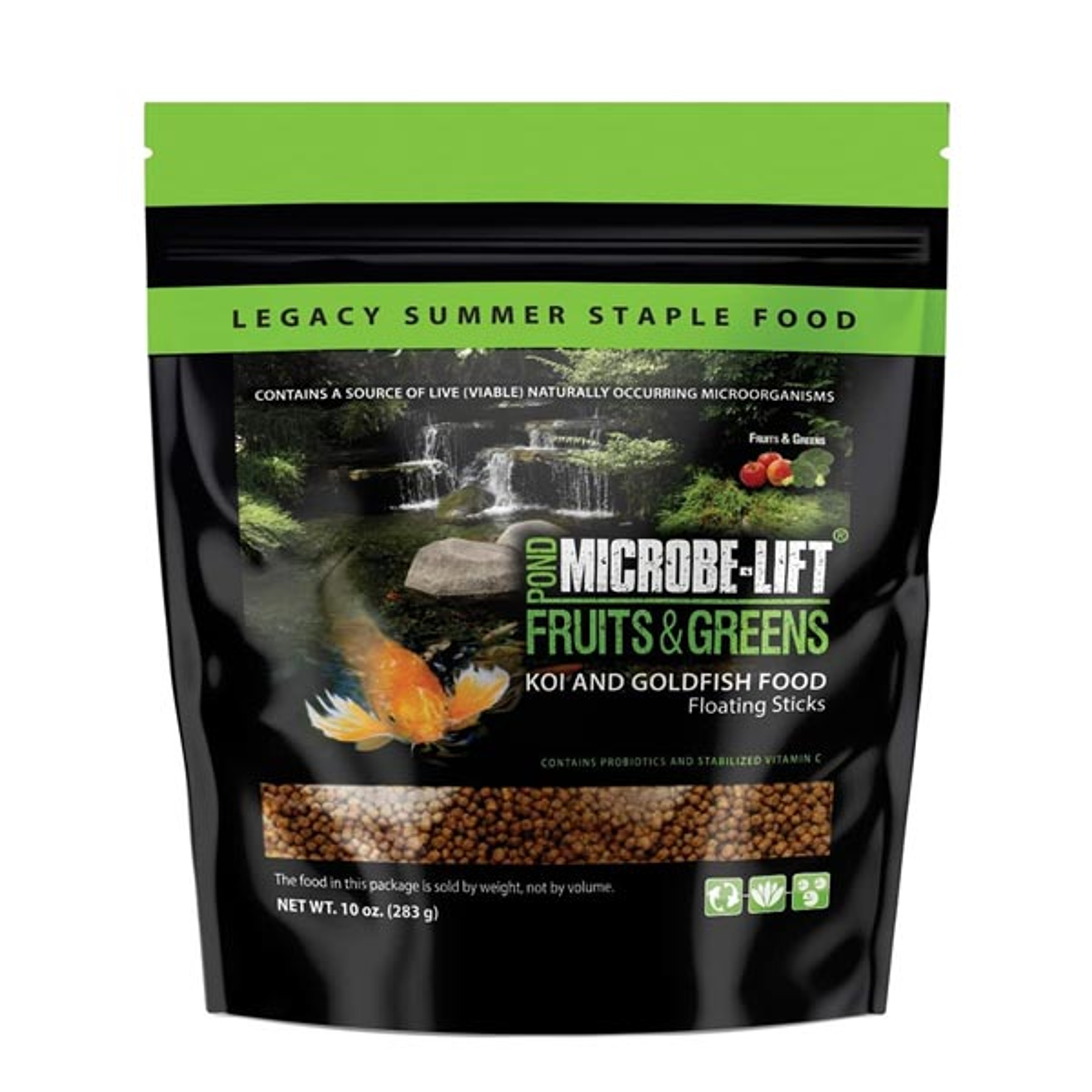 Microbe-Lift Fruits & Greens Fish Food - Floating