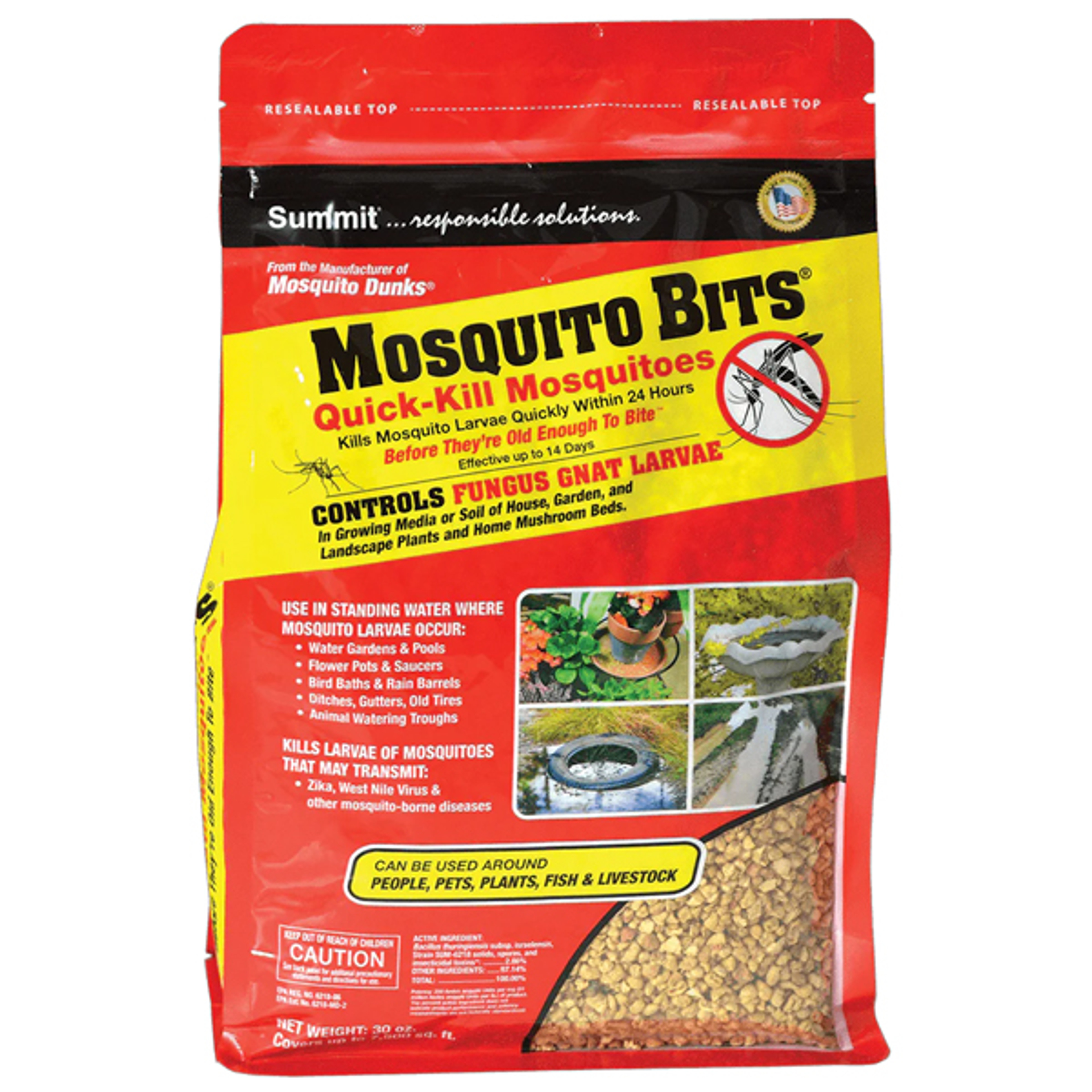 Summit Mosquito Bits - Kills Mosquito Larvae within 24 hours