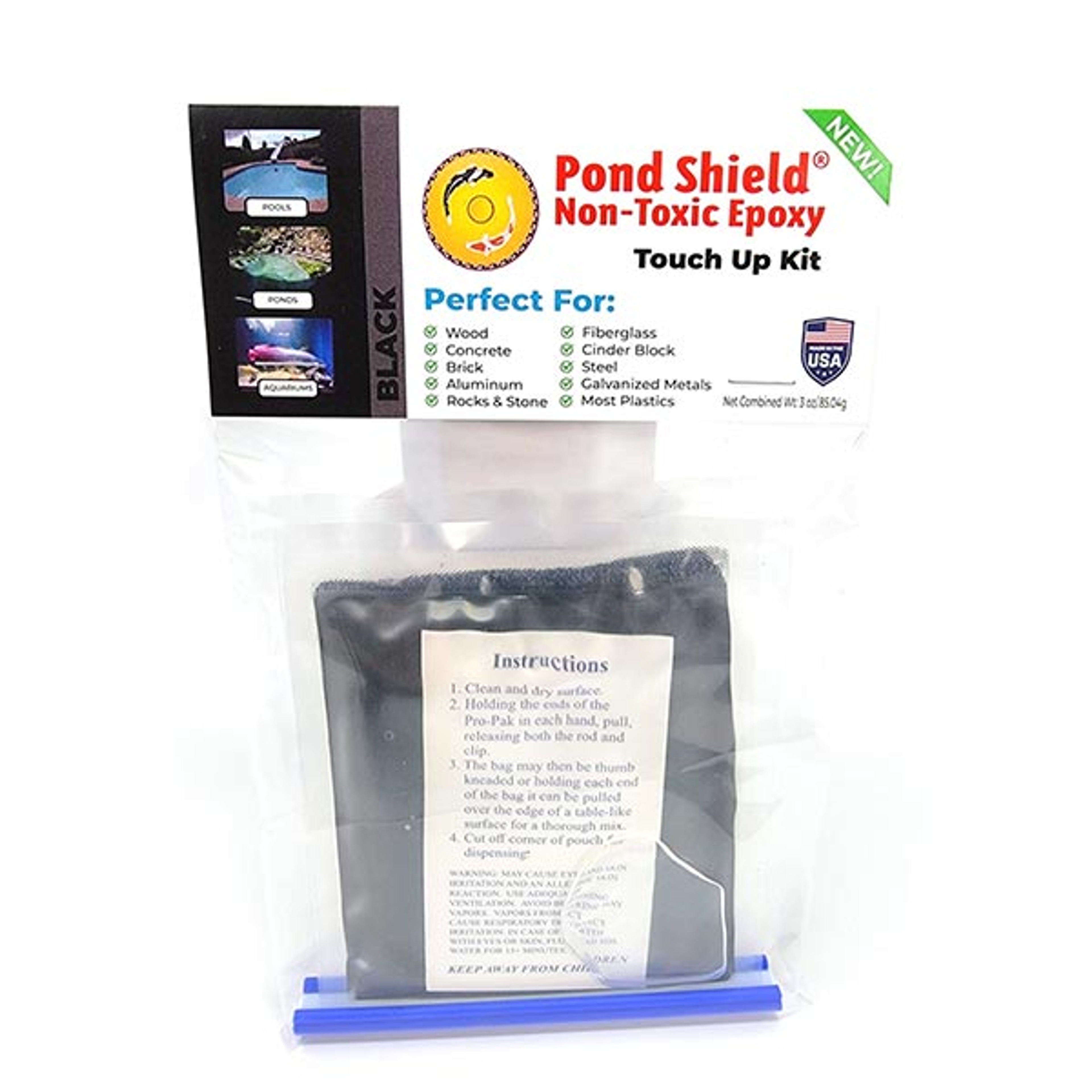 Pond Armor Pond Shield Non-Toxic Epoxy Coating – Touch Up Kit
