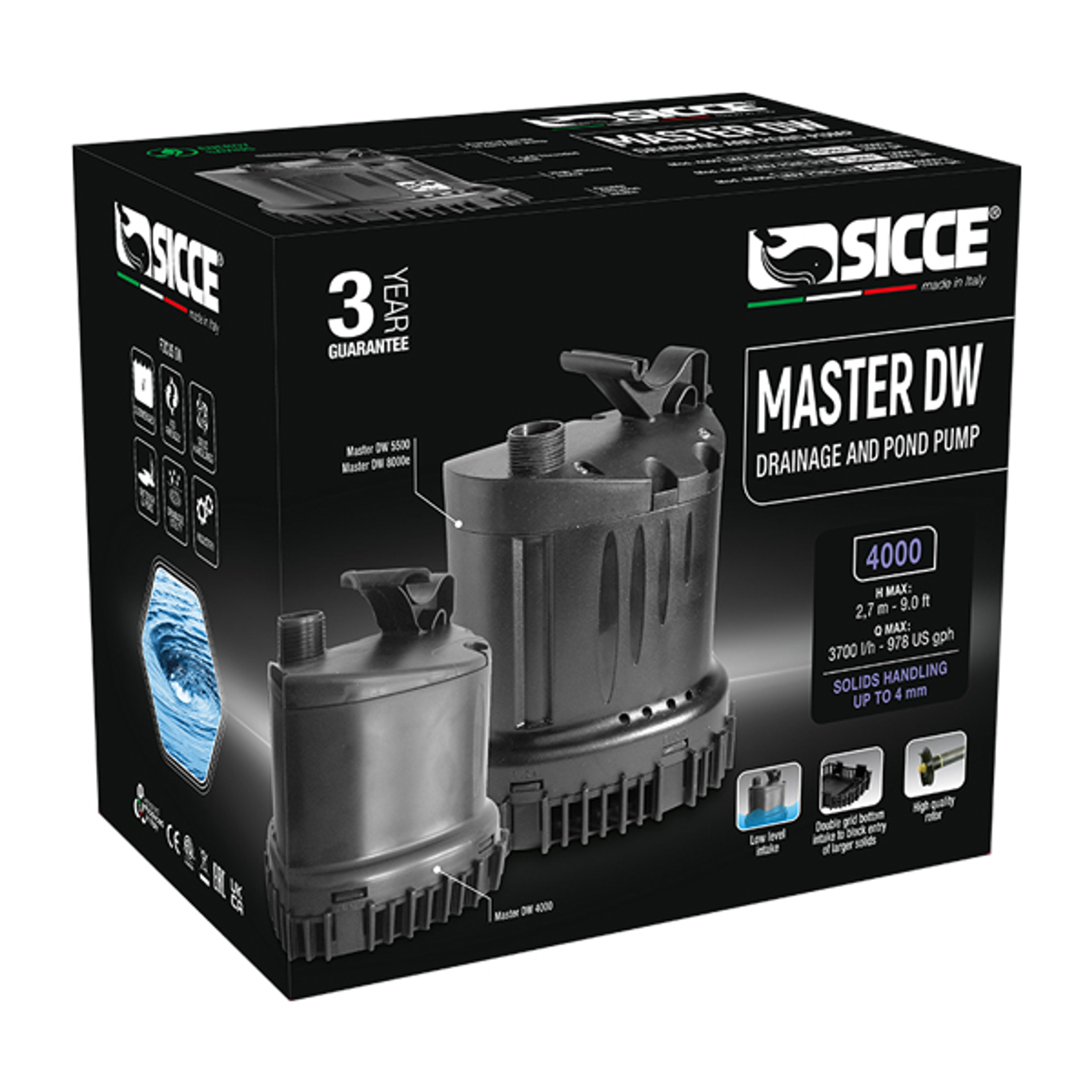 Sicce Master DW Solid Handling & Utility Pumps