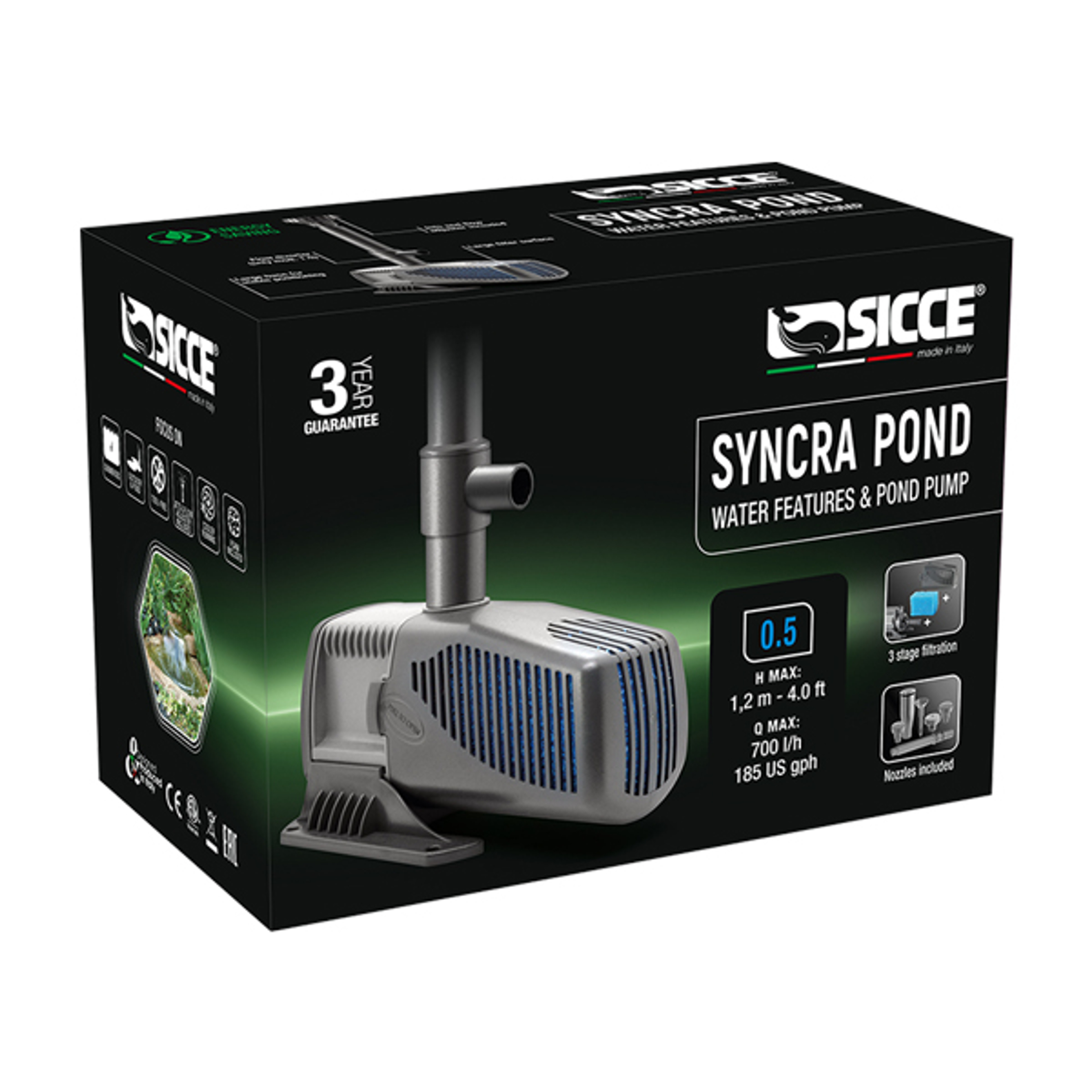Sicce Syncra Pond Fountain Pump