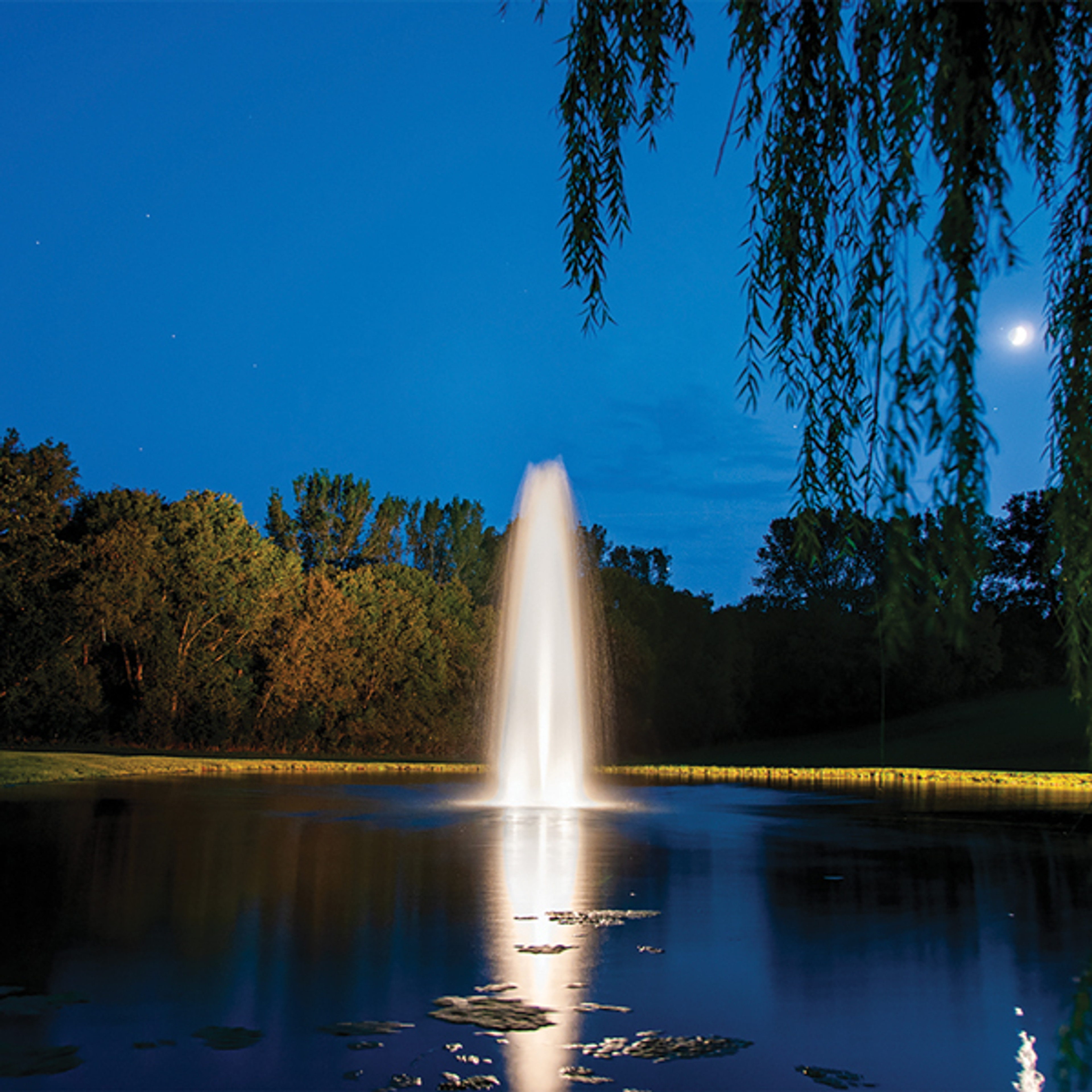 Kasco LED Stainless Steel Lighting for 2 - 3 HP Fountains (3 Fixtures)
