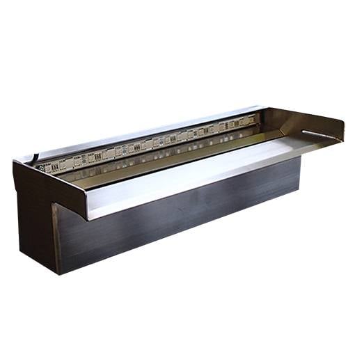 Anjon Manufacturing Stainless Steel Color Changing NiteFalls Spillway