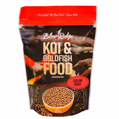 Blue Ridge Color Rich Pellet Fish Food - Floating