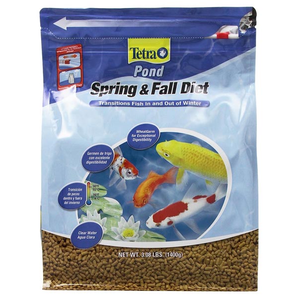 Tetra Spring & Fall Diet Wheat Germ Fish Food - Floating Sticks