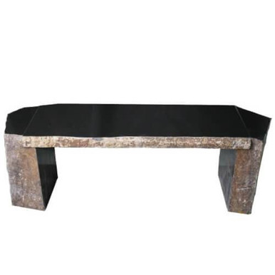 Anjon 52" Recessed Basalt Bench