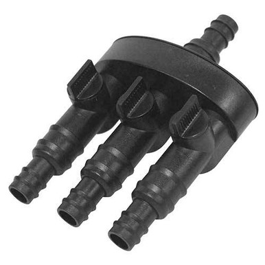 EasyPro Statuary splitter 3-way - 1/2" and 3/4" outlets