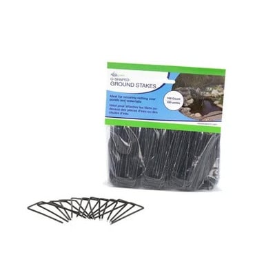 Aquascape U-Shaped Ground Stakes - 100 pcs