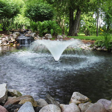 EasyPro Starburst Mini Floating Fountain w/ Super Bright LED Light Set