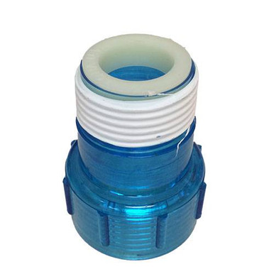 Aqua Ultraviolet Quartz Cap w/ Ring, Clear Blue