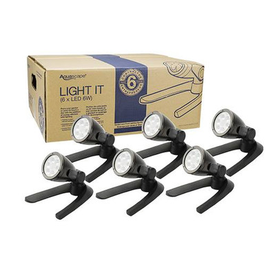 Aquascape 6-Watt LED Spotlight Contractor Pack (6) - Open Box