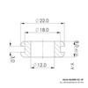 exhaust silencer rubber grommet