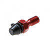 Banjo bolt with valve, red for GasGas