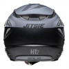 Helmet HT2 solid, black/ grey, fiberglass
