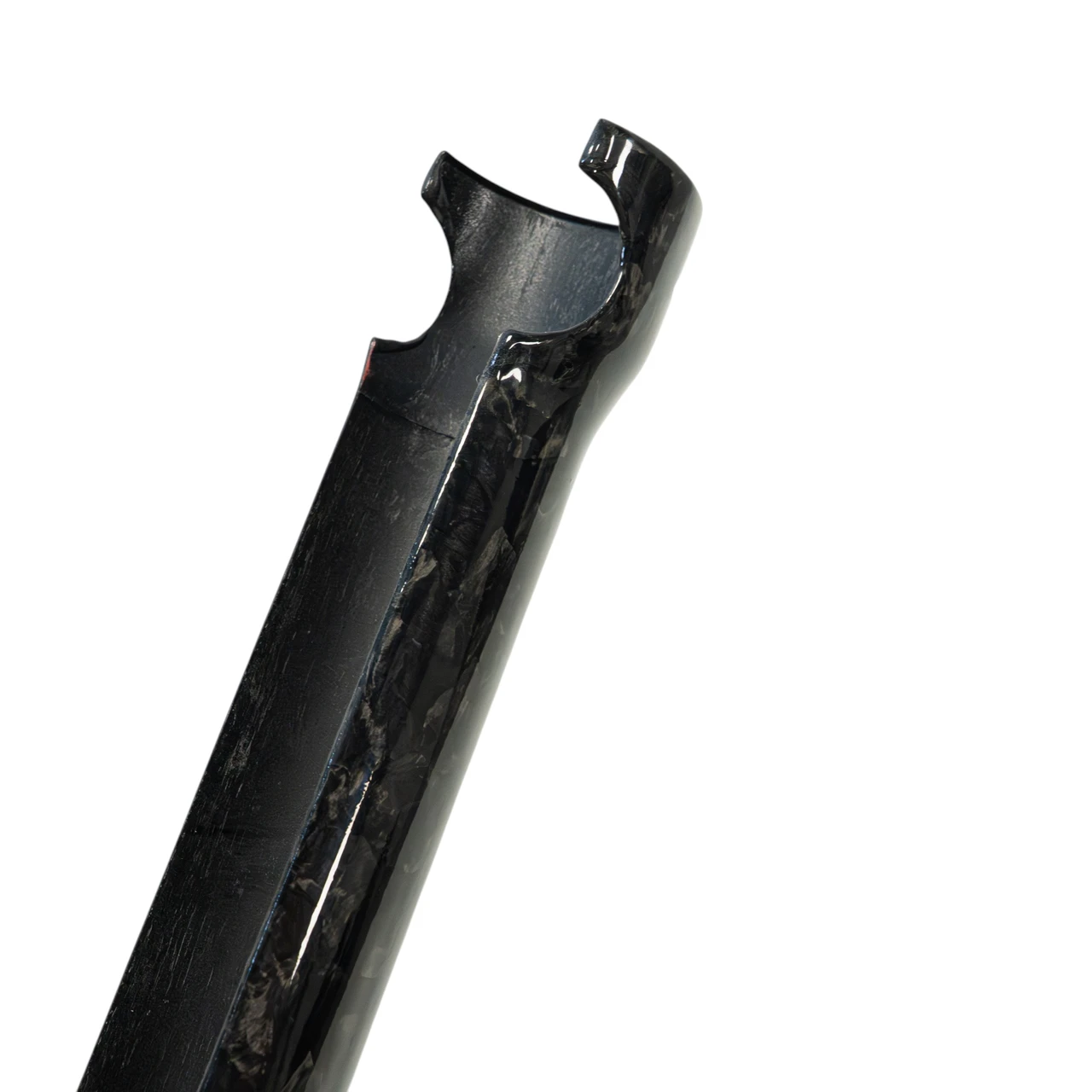 Forged carbon front fork protectors