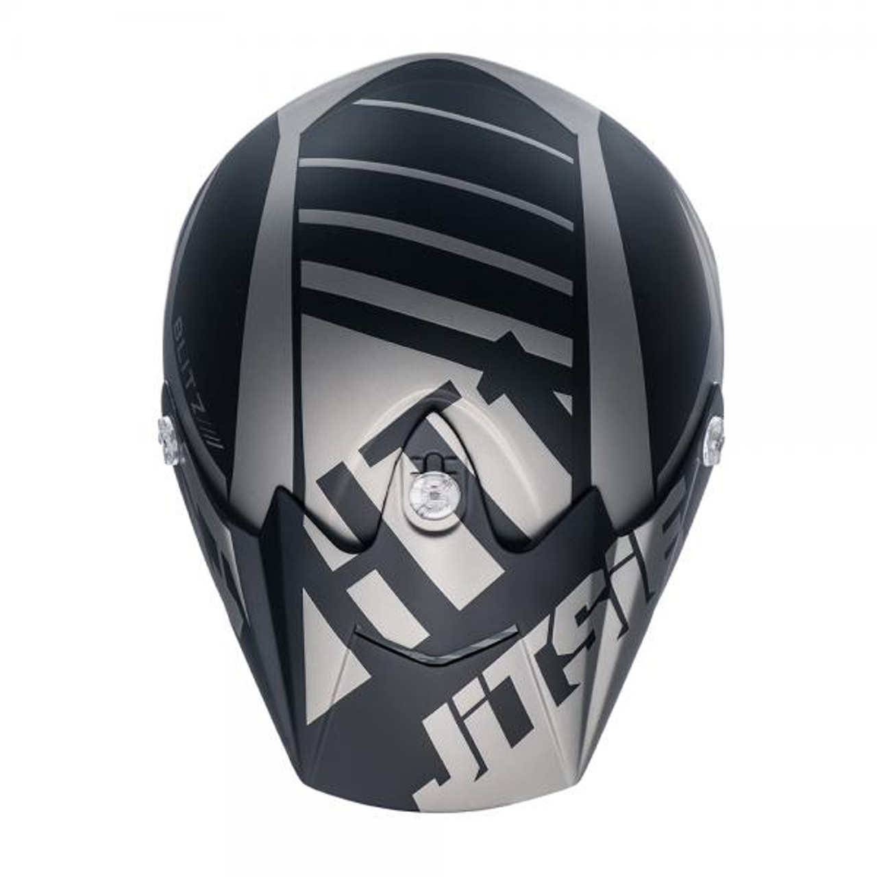 HT1 helmet Blitz peak matt black/black