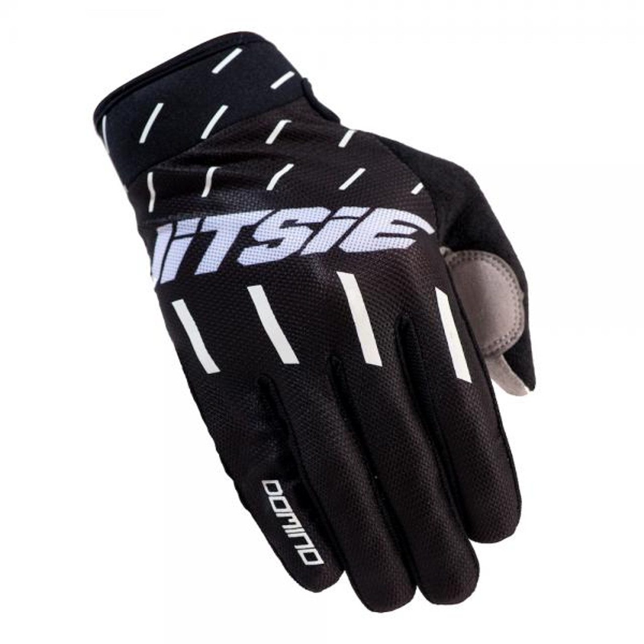 Gloves Domino, black/ white