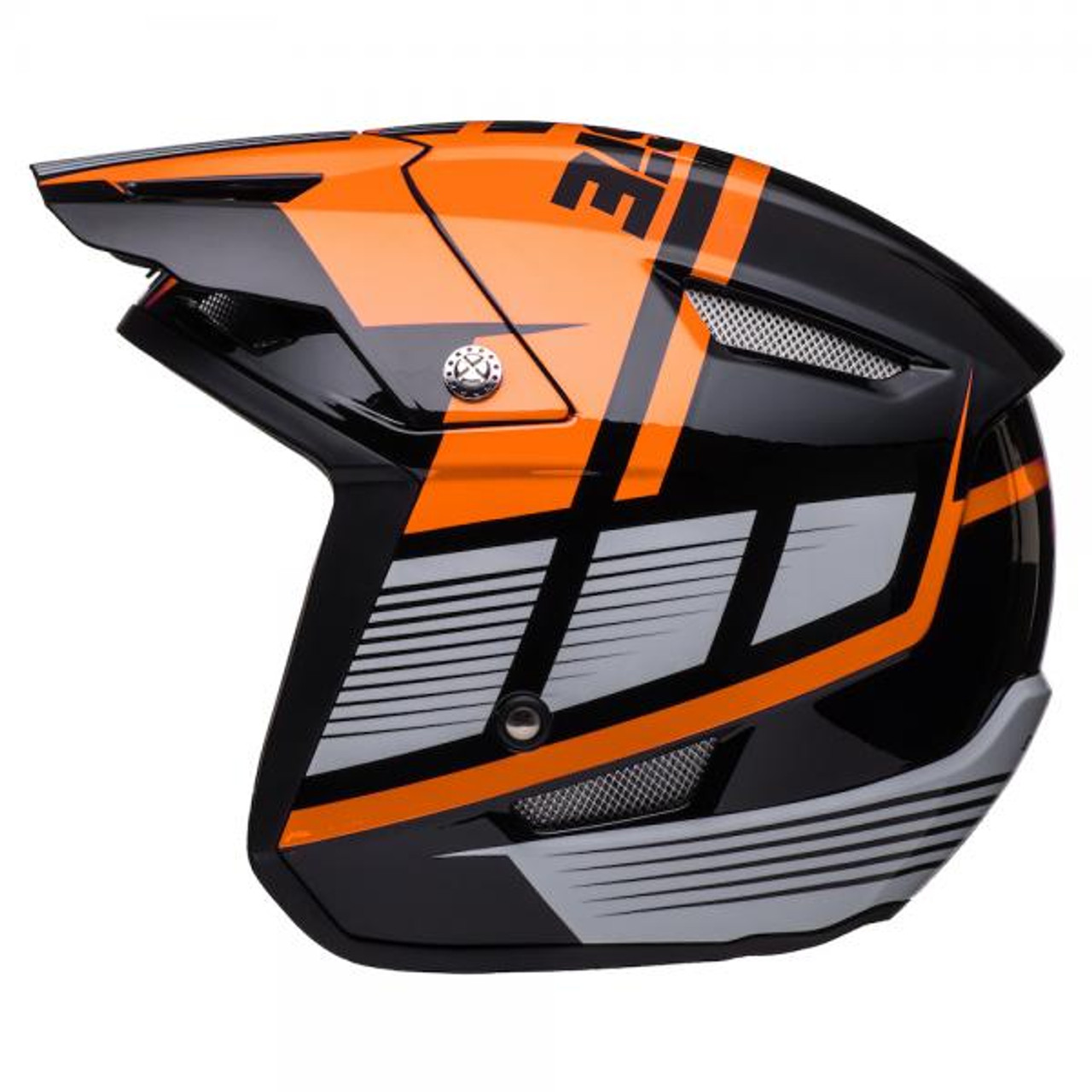 Helmet HT1 Struktur, black/ fluo orange