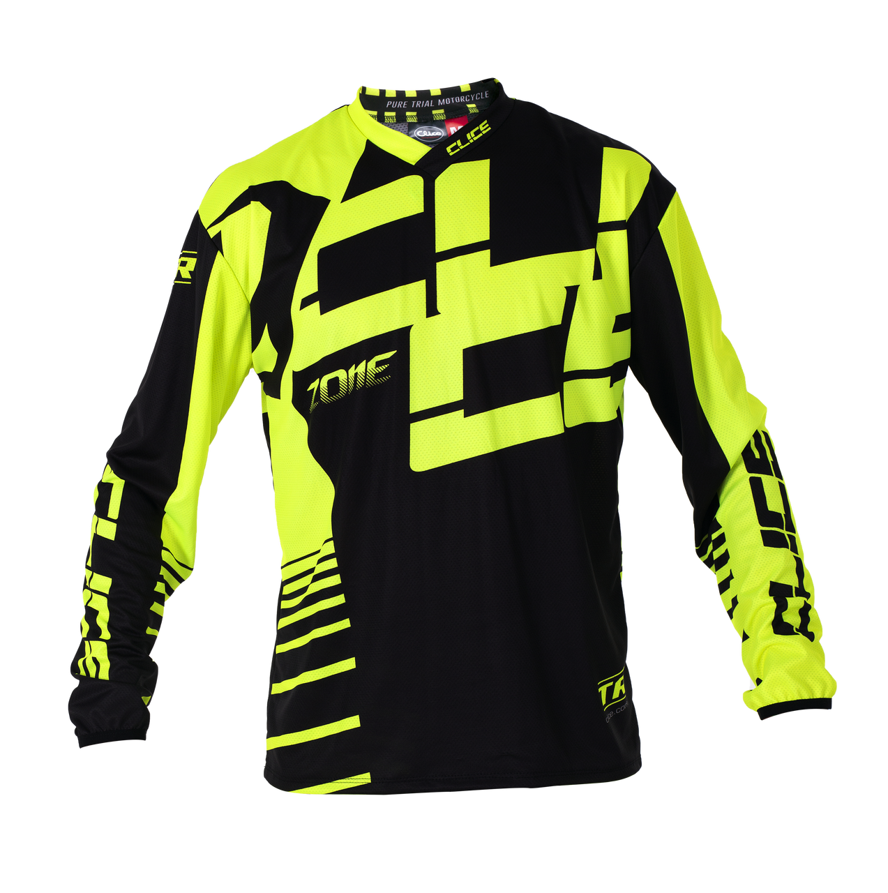 2019 Clice Zone men's jersey, yellow/black