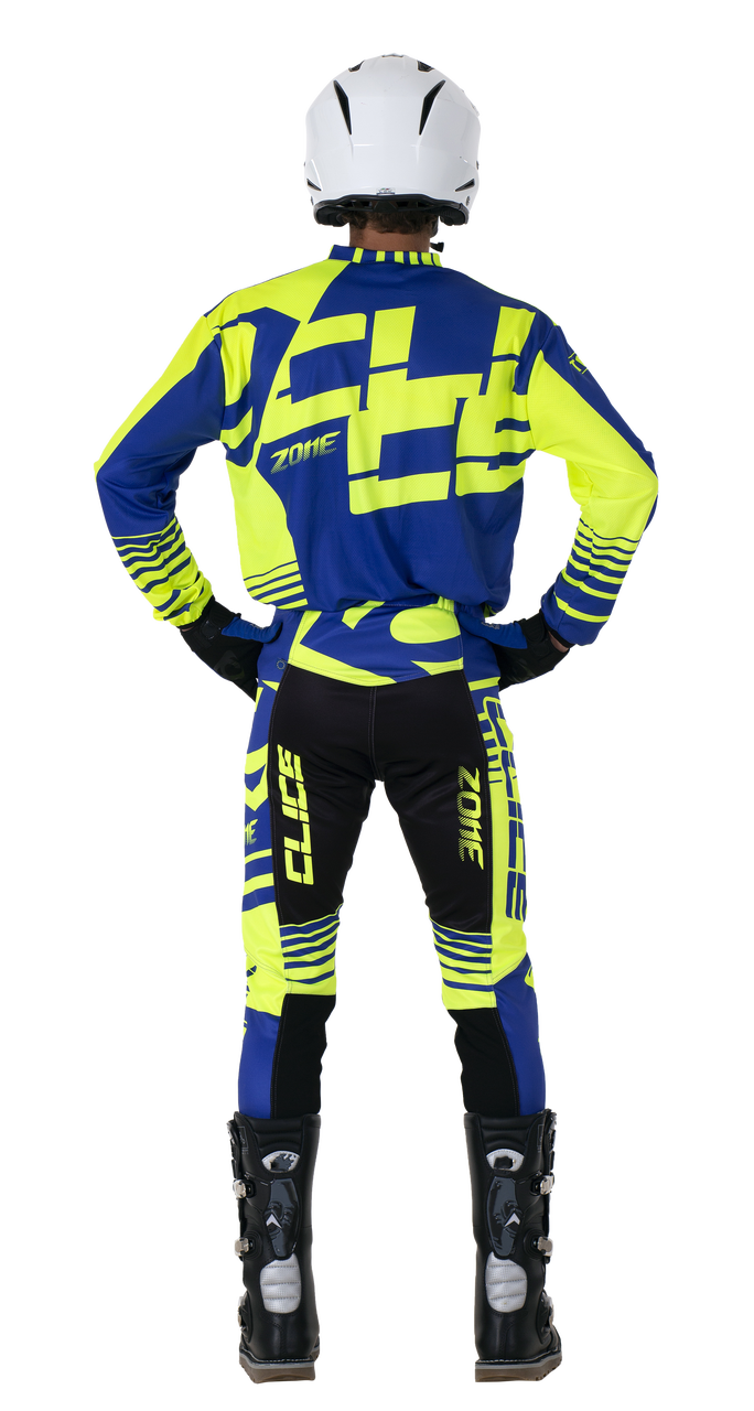2019 Clice Zone men's jersey, blue/ yellow