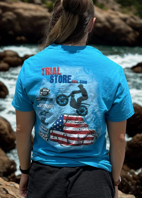 2026 Teal causal shirt
