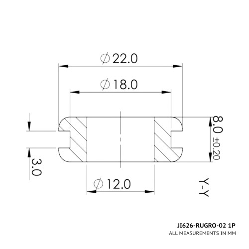 exhaust silencer rubber grommet