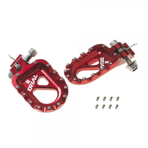 TRIAL FOOTPEGS RED