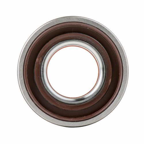 Crankshaft bearing with oil seal with PTFE lip, back